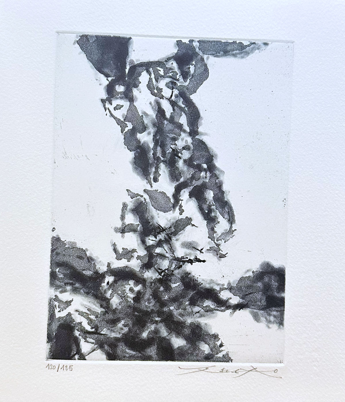 Zao Wou-Ki; Khalil Gibran. Le Prophte. With an original etching by Zao Wou-Ki. 1992.